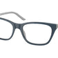 Prada PR05YV Butterfly Eyeglasses  08Y1O1-FIORDALISO/CRYSTAL 53-17-140 - Color Map light blue
