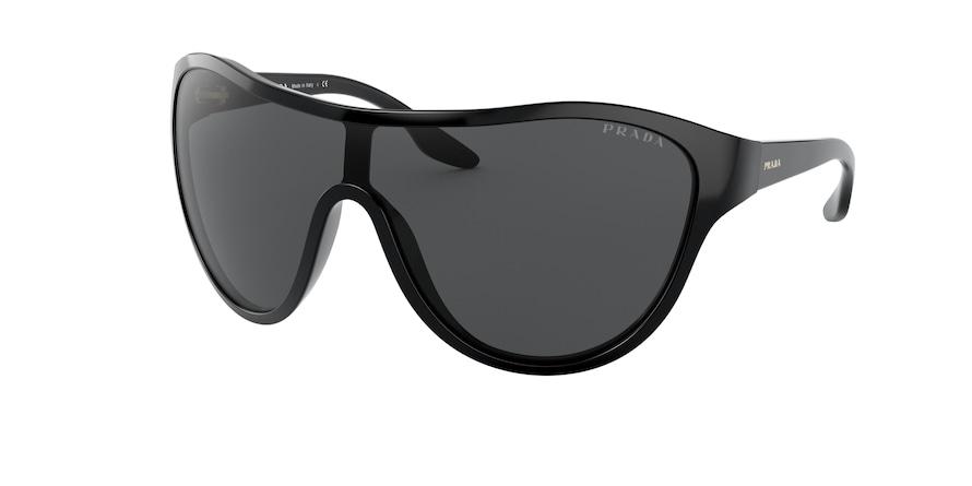 Prada PR06XS Phantos Sunglasses  1AB5S0-BLACK 29-129-115 - Color Map black