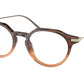 Prada PR06YV Phantos Eyeglasses  13B1O1-MORO GRADIENT AMBER 51-20-145 - Color Map brown