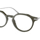 Prada PR06YV Phantos Eyeglasses  14B1O1-OPAL MILITARY 51-20-145 - Color Map green
