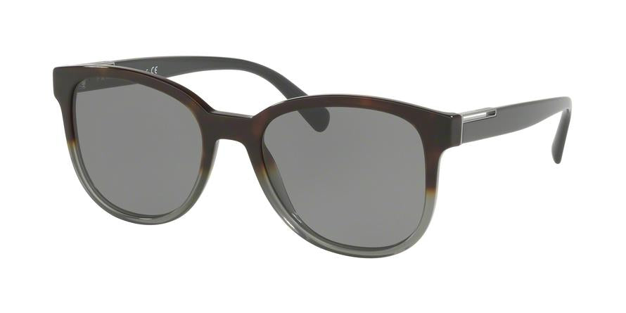Prada HERITAGE PR08USF Square Sunglasses  C7O9K1-HAVANA GRADIENT GREY 54-19-145 - Color Map grey