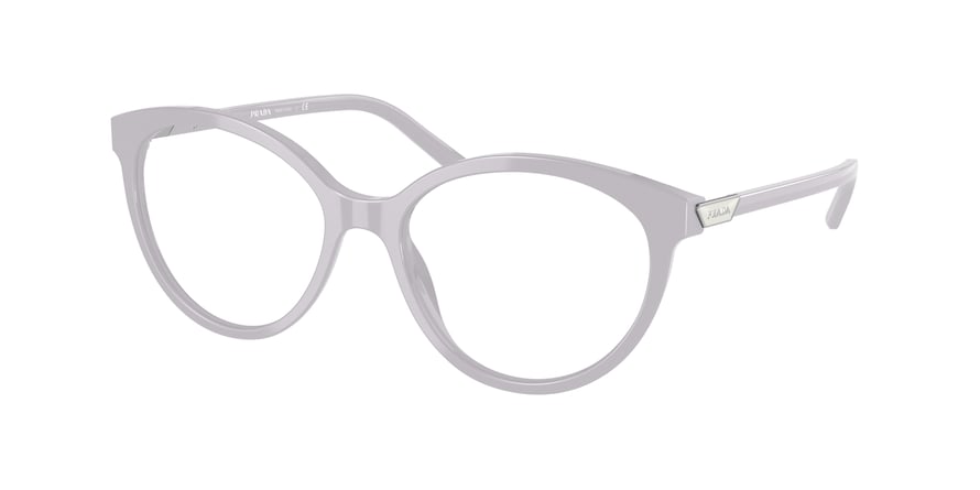 Prada PR08YV Oval Eyeglasses  07Z1O1-WISTERIA 54-17-140 - Color Map grey