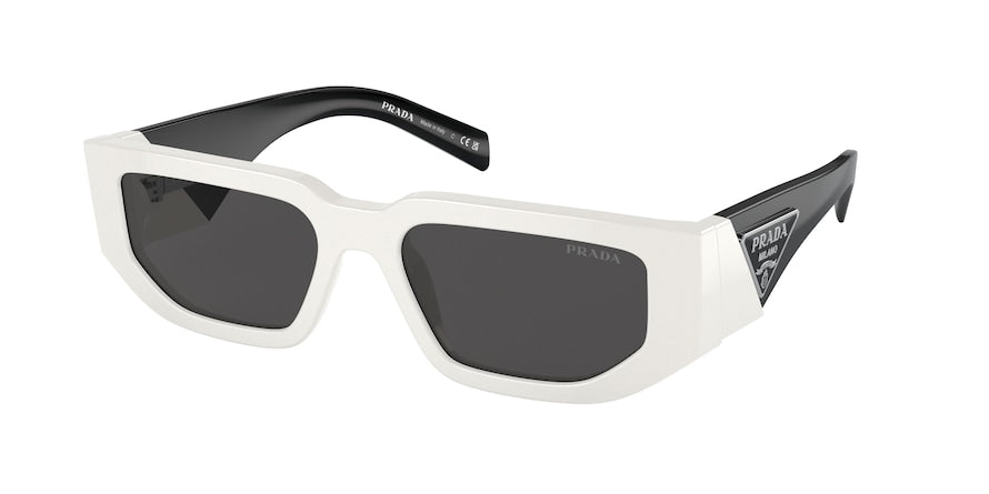 Prada PR09ZS Rectangle Sunglasses  1425S0-TALC 54-18-140 - Color Map white
