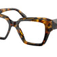 Prada PR09ZVF Square Eyeglasses  VAU1O1-HONEY TORTOISE 52-16-140 - Color Map havana