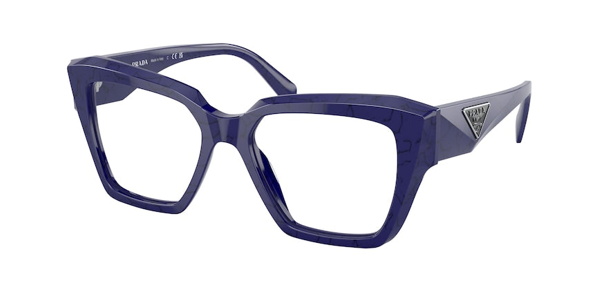 Prada PR09ZV Square Eyeglasses  18D1O1-MARMO BALTICO 51-17-140 - Color Map blue