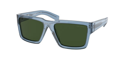 Prada PR10YS Rectangle Sunglasses  01X1I0-ASTRAL CRYSTAL 55-17-135 - Color Map light blue