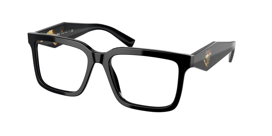 Prada PR10YV Pillow Eyeglasses  1AB1O1-BLACK 54-17-140 - Color Map black
