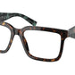 Prada PR10YV Pillow Eyeglasses  2AU1O1-TORTOISE 54-17-140 - Color Map havana
