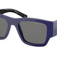 Prada PR10ZSF Pillow Sunglasses  18D5Z1-BALTIC MARBLE 55-19-140 - Color Map blue