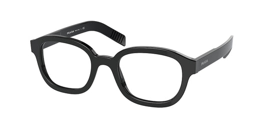 Prada PR11WV Pillow Eyeglasses  1AB1O1-BLACK 50-21-145 - Color Map black