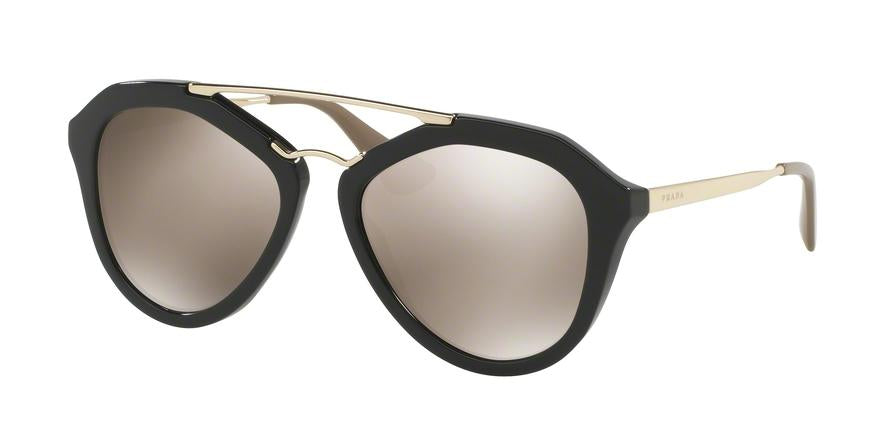 Prada CATWALK PR12QSA Pilot Sunglasses  1AB1C0-BLACK 54-18-135 - Color Map black