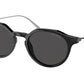 Prada PR12YS Phantos Sunglasses  1AB5S0-BLACK 51-20-145 - Color Map black