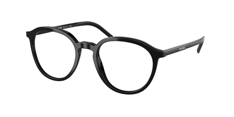Prada PR12YV Phantos Eyeglasses  1AB1O1-BLACK 51-20-145 - Color Map black