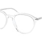 Prada PR12YV Phantos Eyeglasses  2AZ1O1-CRYSTAL 51-20-145 - Color Map clear