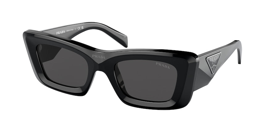 Prada PR13ZS Cat Eye Sunglasses  1AB5S0-BLACK 50-21-140 - Color Map black