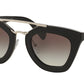 Prada PR13WVF Phantos Eyeglasses  U431O1-GREY CRYSTAL 51-19-145 - Color Map grey