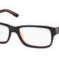 Prada HERITAGE PR16MV Rectangle Eyeglasses  U431O1-GREY CRYSTAL 57-16-150 - Color Map grey