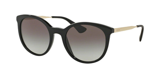 Prada CATWALK PR17SSF Phantos Sunglasses  1AB0A7-BLACK 55-21-140 - Color Map black