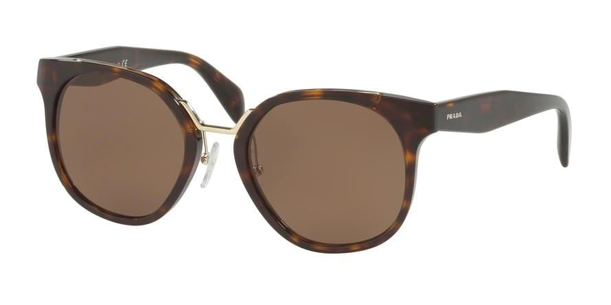 Prada CATWALK PR17TS Square Sunglasses  2AU8C1-HAVANA 53-20-140 - Color Map havana