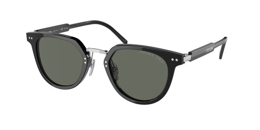 Prada PR17YS Phantos Sunglasses  1AB03R-BLACK 49-22-140 - Color Map black