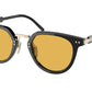 Prada PR17YS Phantos Sunglasses  AAV07M-BLACK 49-22-140 - Color Map black