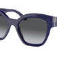 Prada PR17ZS Square Sunglasses  18D5W1-BALTIC MARBLE 54-18-140 - Color Map blue
