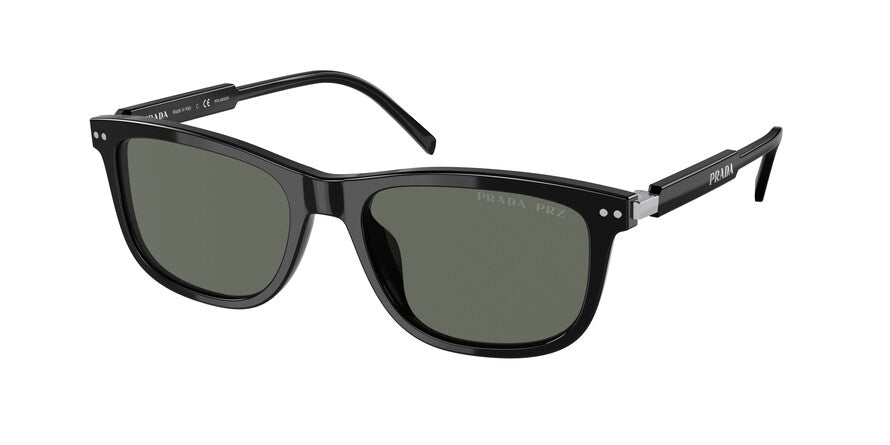 Prada PR18YS Pillow Sunglasses  1AB03R-BLACK 54-18-140 - Color Map black