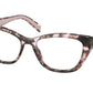 Prada PR19WV Cat Eye Eyeglasses  ROJ1O1-ORCHID TORTOISE 53-17-140 - Color Map havana