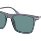 Prada PR19XS Rectangle Sunglasses  01G04D-GREY 54-19-145 - Color Map grey