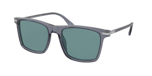Prada PR19XS Rectangle Sunglasses  01G04D-GREY 54-19-145 - Color Map grey