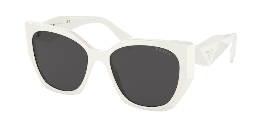 Prada PR19ZSF Pillow Sunglasses  1425S0-TALC 56-16-145 - Color Map white