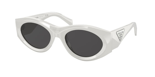 Prada PR20ZSF Oval Sunglasses  1425S0-TALC 54-19-140 - Color Map white