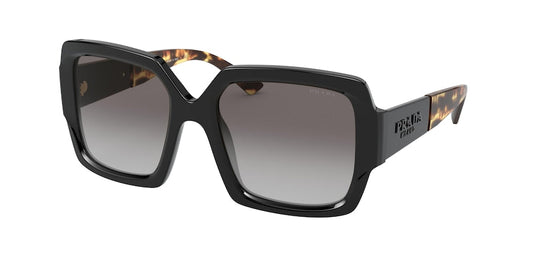 Prada PR21XSF Pillow Sunglasses  1AB0A7-BLACK 55-19-140 - Color Map black