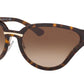 Prada CATWALK PR22VS Butterfly Sunglasses  2AU6S1-HAVANA 68-20-115 - Color Map havana
