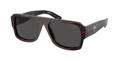 Prada PR22YSF Pilot Sunglasses  09Z5S0-HAVANA RED 58-15-140 - Color Map havana