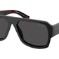 Prada PR22YSF Pilot Sunglasses  1AB5S0-BLACK 58-15-140 - Color Map black