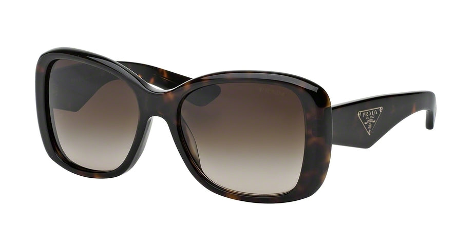 Prada HERITAGE PR32PS Square Sunglasses  2AU6S1-HAVANA 57-17-140 - Color Map havana