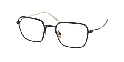 Prada PR51YV Pillow Eyeglasses  04Q1O1-MATTE BLACK 52-22-145 - Color Map black