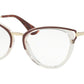 Prada PR53UVF Cat Eye Eyeglasses