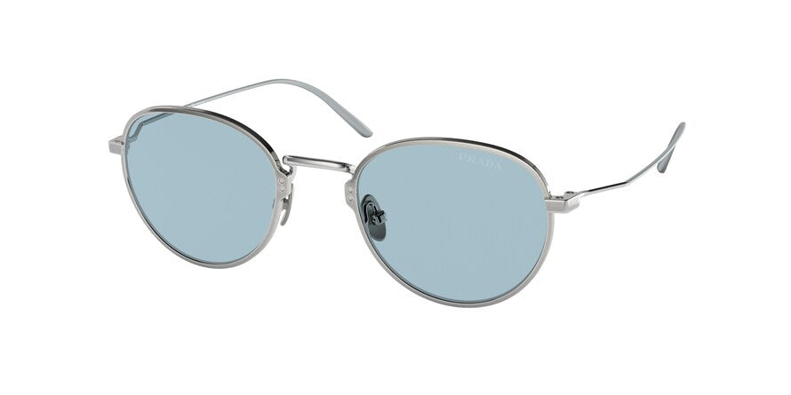 Prada PR53WS Phantos Sunglasses  05Q05I-SATIN TITANIUM 50-22-145 - Color Map gunmetal