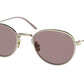 Prada PR53WS Phantos Sunglasses  06Q06I-SATIN PALE GOLD 50-22-145 - Color Map gold