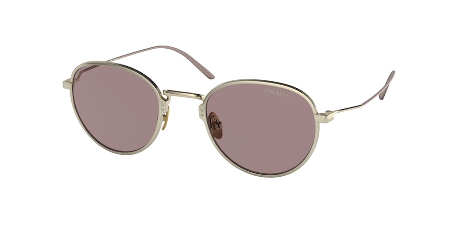 Prada PR53WS Phantos Sunglasses  06Q06I-SATIN PALE GOLD 50-22-145 - Color Map gold