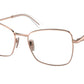 Prada PR53ZV Pillow Eyeglasses  SVF1O1-PINK GOLD 56-18-140 - Color Map gold