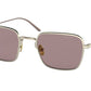 Prada PR54WS Pillow Sunglasses  06Q06I-PALE GOLD 52-22-145 - Color Map gold