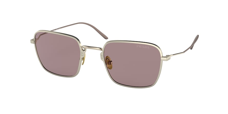 Prada PR54WS Pillow Sunglasses  06Q06I-PALE GOLD 52-22-145 - Color Map gold