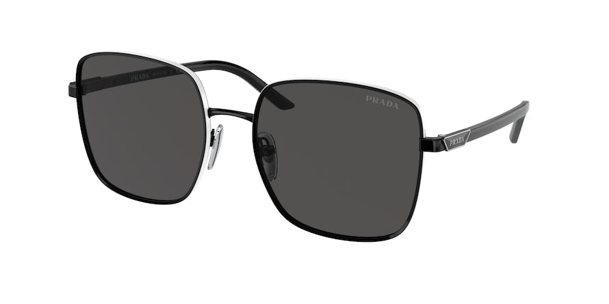 Prada PR55YS Pillow Sunglasses  1AB5S0-BLACK 57-19-135 - Color Map black