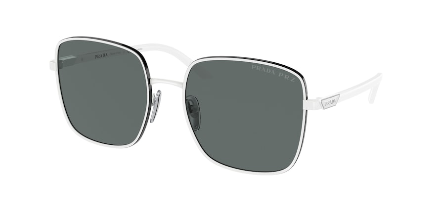 Prada PR55YS Pillow Sunglasses  4615Z1-WHITE 57-19-135 - Color Map white