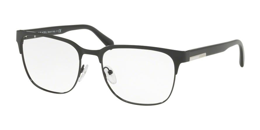 Prada PR57UV Pillow Eyeglasses  1AB1O1-BLACK 54-18-140 - Color Map black