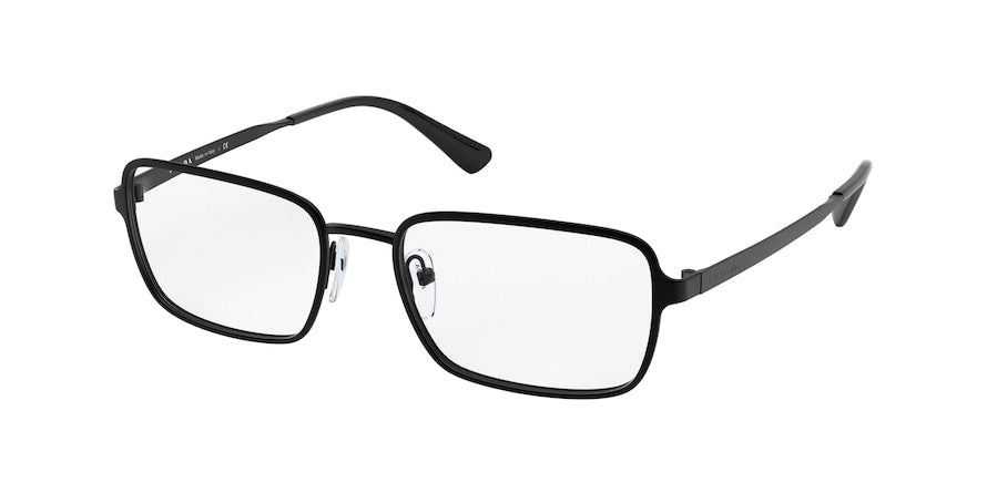 Prada CONCEPTUAL PR57XV Pillow Eyeglasses  1AB1O1-BLACK 56-18-150 - Color Map black