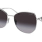Prada PR57YS Irregular Sunglasses  1BC5D1-SILVER 57-18-140 - Color Map silver